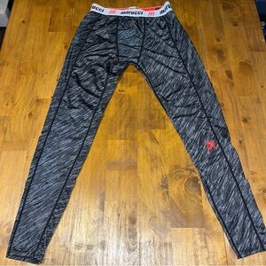 Marucci gray athletic baseball leggings size large adult